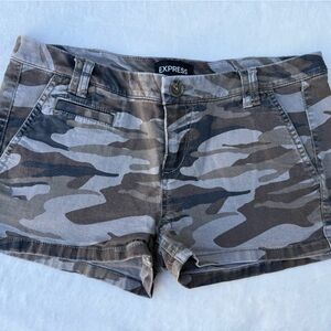 Express Camouflage Cargo Shorts